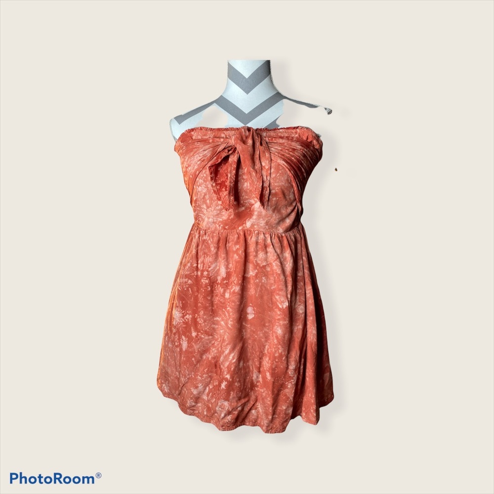 Molly Green Tube Top Tye Dye Dress